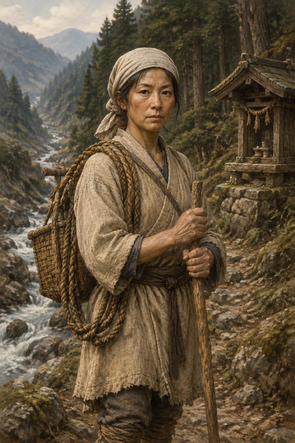 阿佐女(あさめ)の肖像画