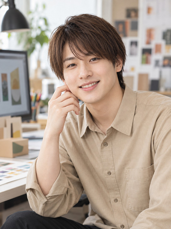 AIで生成した男性